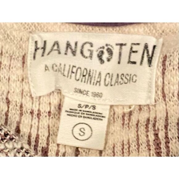 Hang Ten Women’s Hoodie Purple White Size S Beachy - Picture 3 of 8